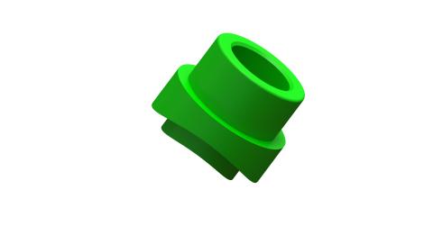 Μούφα κυρτή πλαστική - PN30