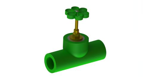 Βάνα περιστροφική απλή