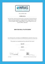 WRAS WALL PLATE ELBOW